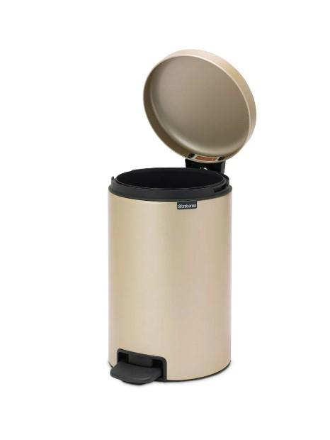 Бак для сміття Brabantia Pedal Bin 12 л Бежевий (304446) - фото 3