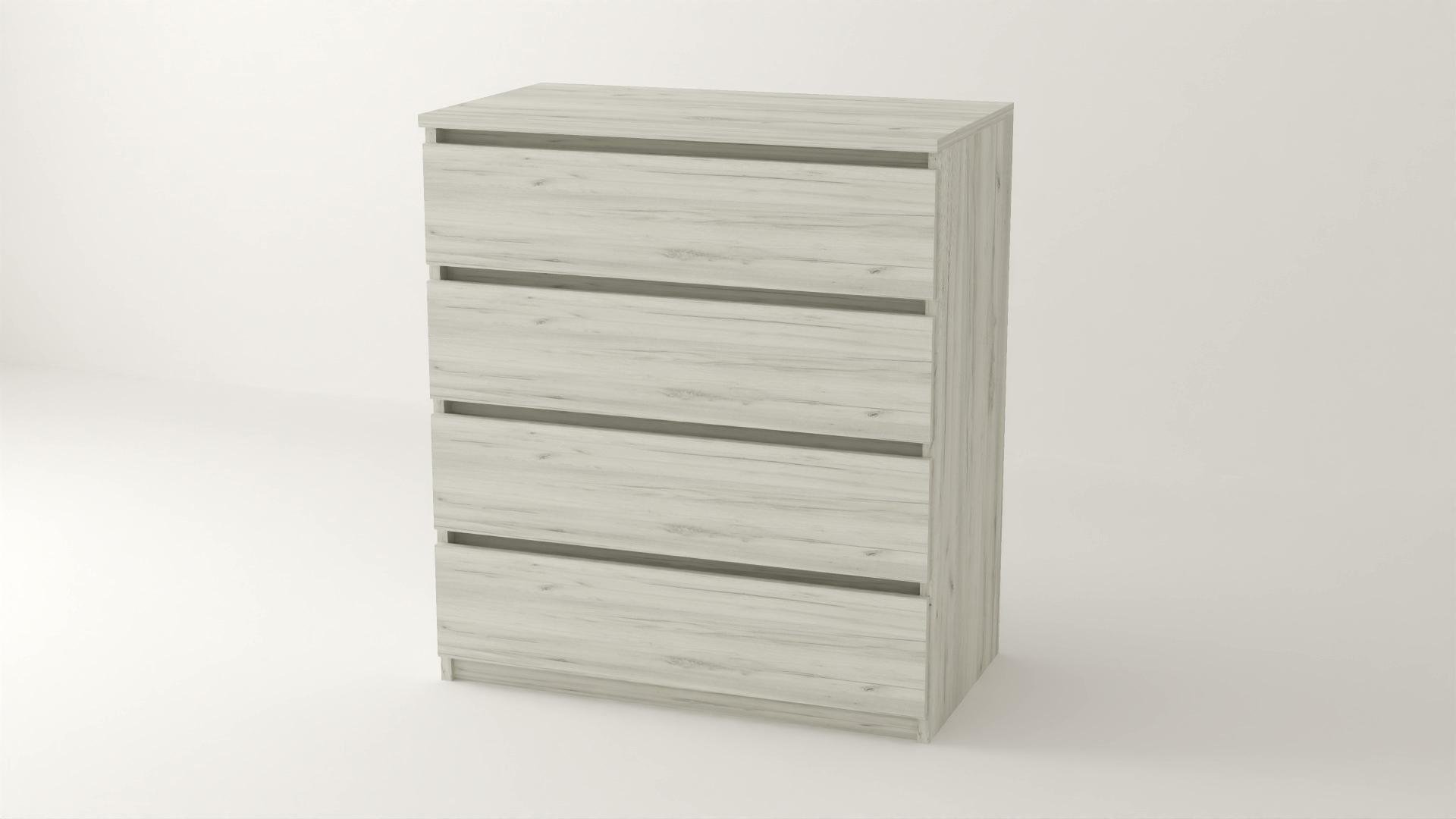 Комод Алекса ВК-14 97х38х86 см Дуб крафт белый (60331) Комод Алекса ВК-14 97х38х86 см Дуб крафт белый (60331)