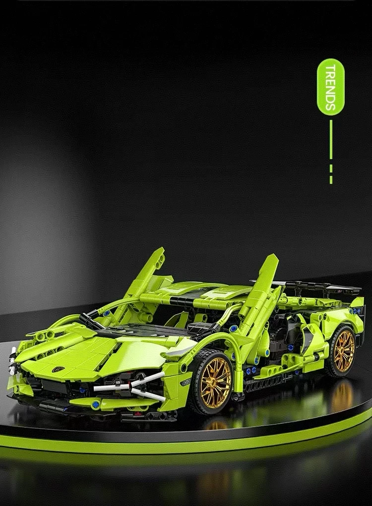 Конструктор Lamborghini 1280 деталей (30220274) - фото 3 Конструктор Lamborghini 1280 деталей (30220274) - фото 3