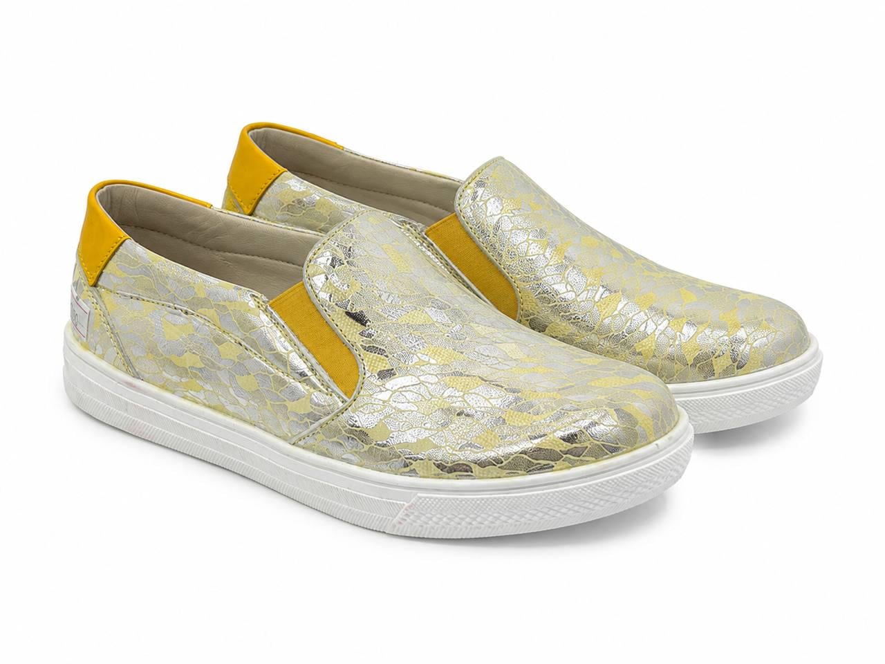 Сліпони з супінатором Theo LEO 378 р. 34 Жовто-золотистий (378)