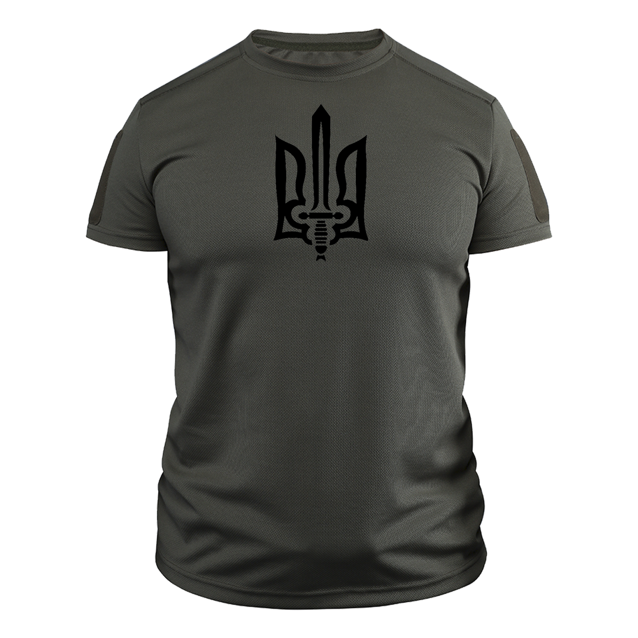 Футболка военная CoolMax Герб XL Оливковый (TS-C-27-XL)