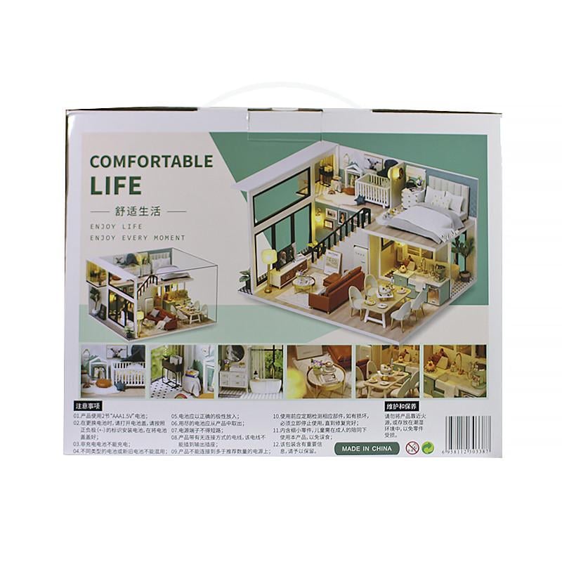 Ляльковий будинок конструктор DIY Cute Room L-031-B/C Вілла Комфортне життя - фото 8