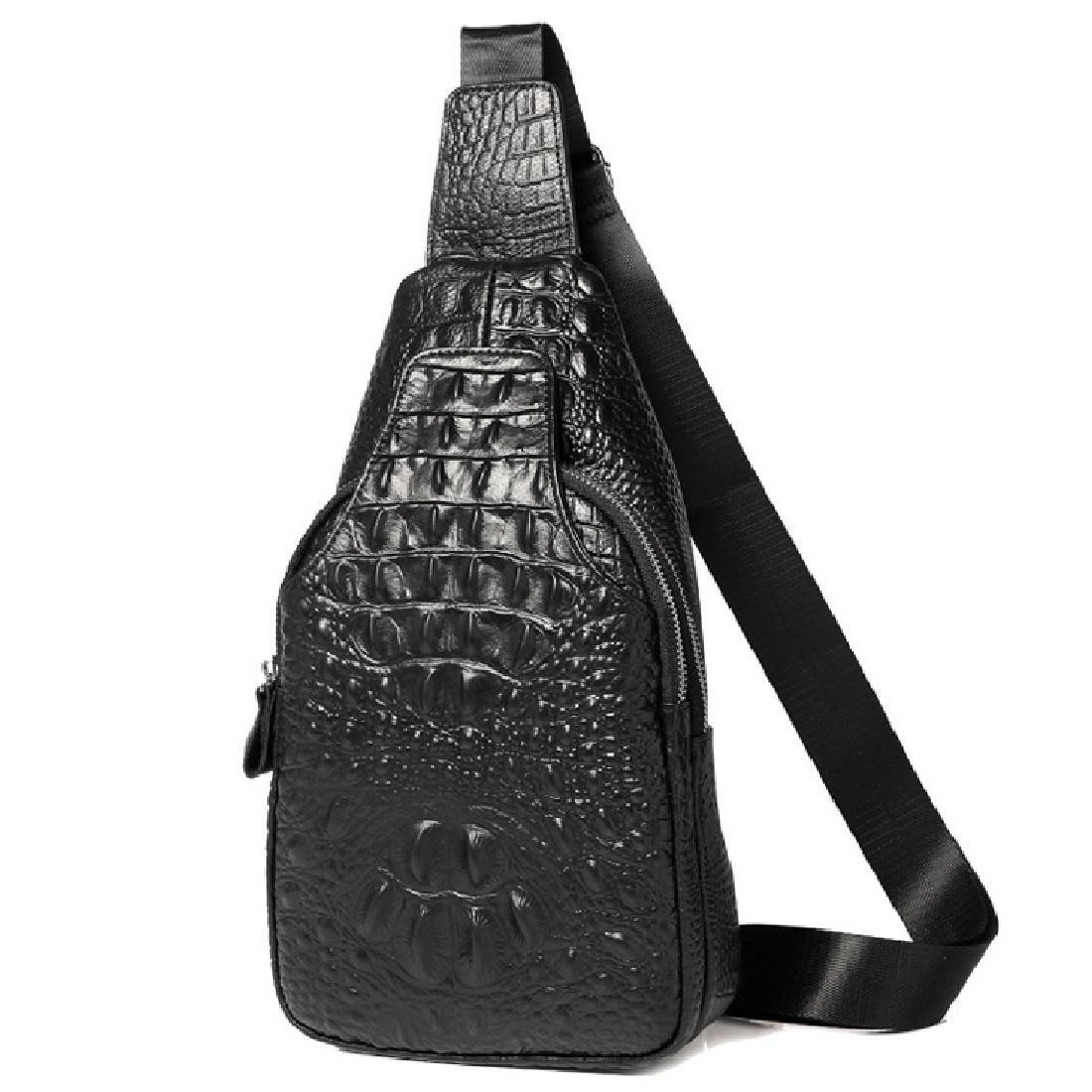 Мужская сумка через плечо Royal Bag CR-A25F-1943A Черный (5842)
