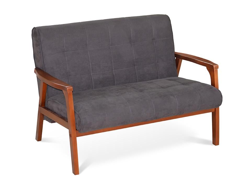 Диван Сеул нерозкладний двомісний Коричневий - фото 2