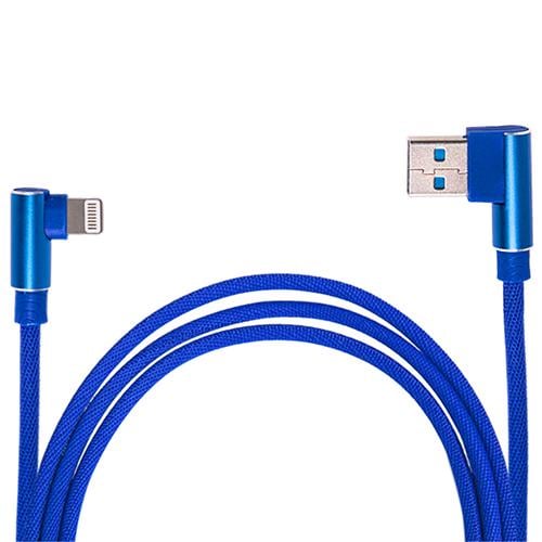Кабель USB-Apple 90 ° Blue