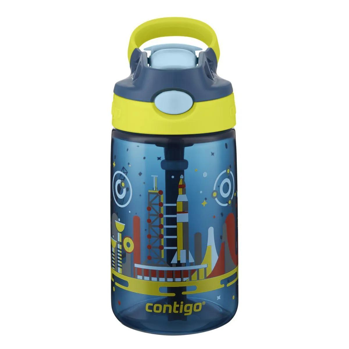 Бутылка для воды детская Contigo Gizmo Flip 420 мл Nautical Space (1075-2116114) - фото 1