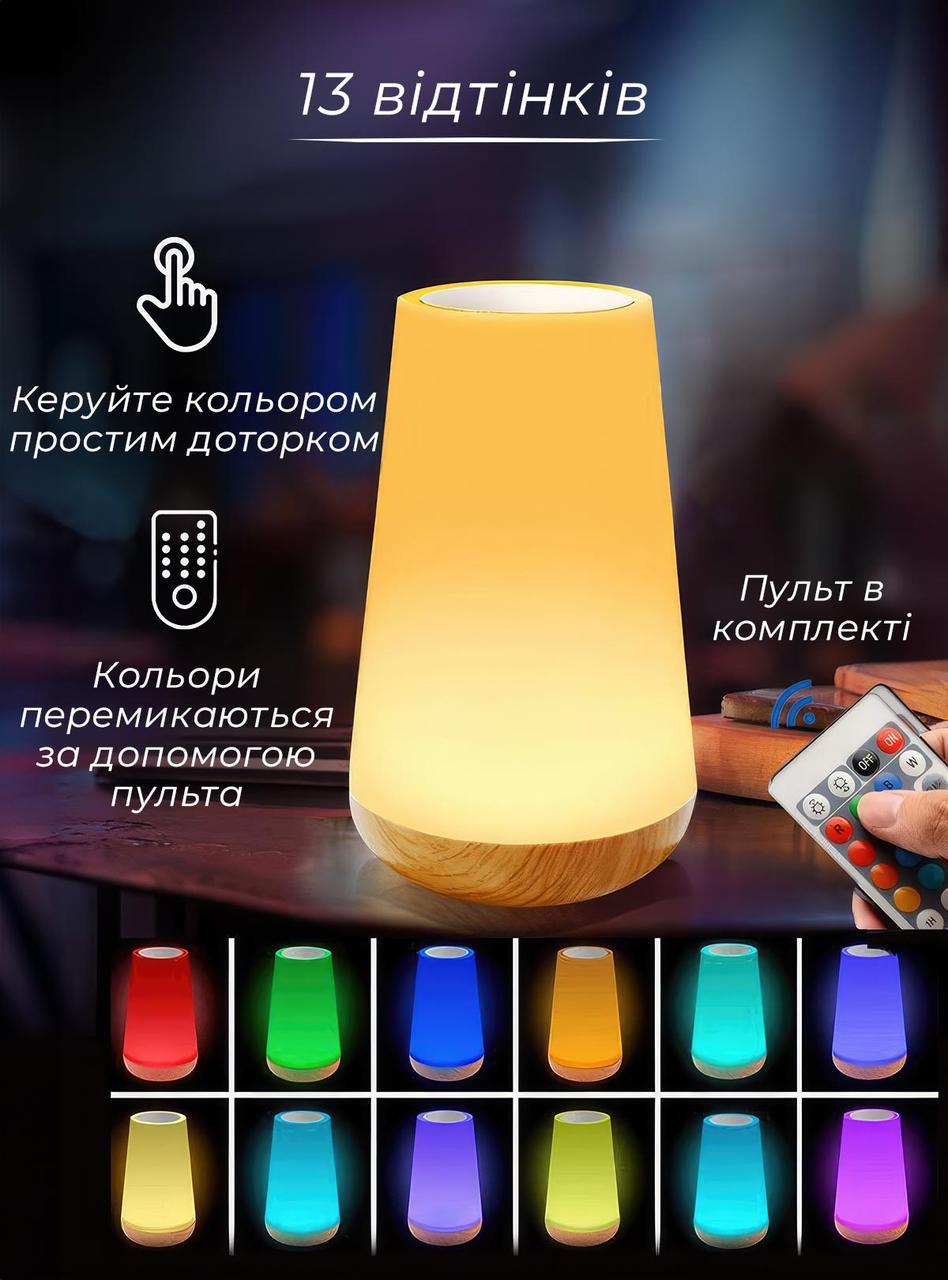 Настольная лампа с пультом на аккумуляторе (2450314542) - фото 5 Настольная лампа с пультом на аккумуляторе (2450314542) - фото 5