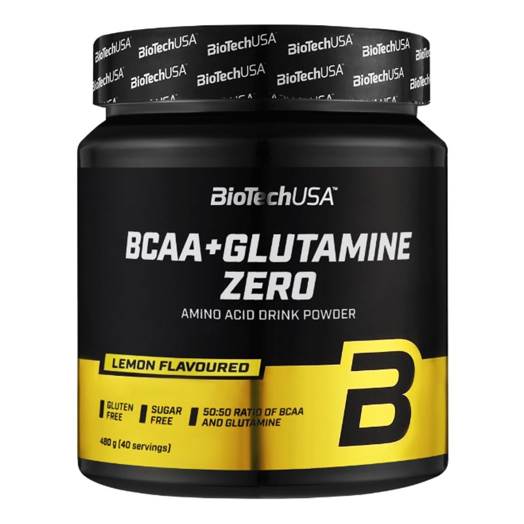 Аминокислота BioTech USA BCAA + Glutamine Zero лимон 480 г (11110-03)
