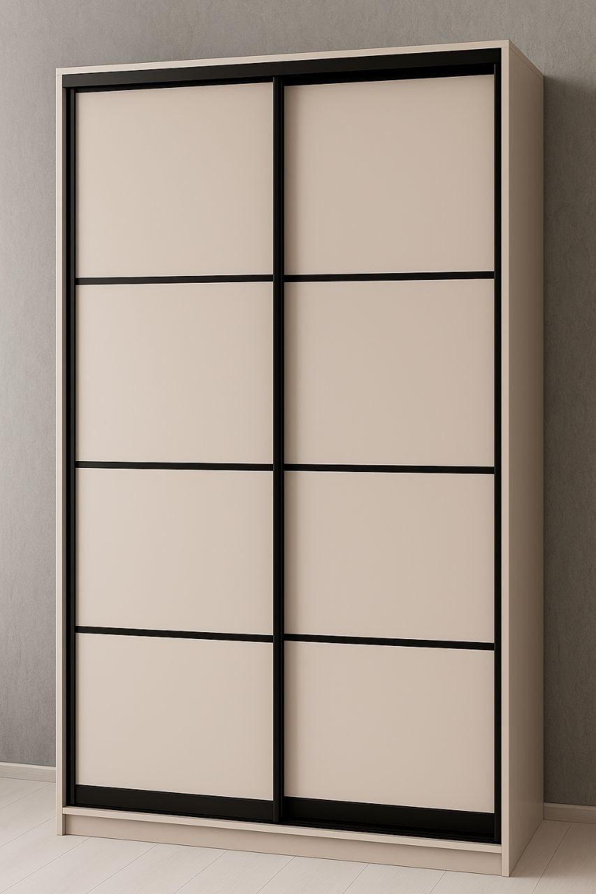 Шкаф купе Мириам комби 4 ДСП 1500x2400x600 мм Кашемир (20915)