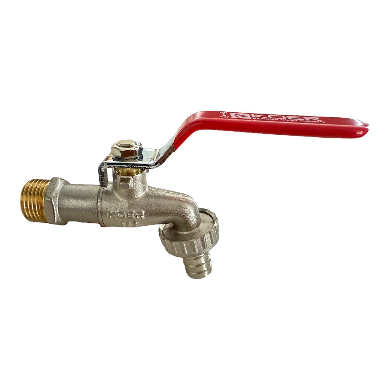 Кран шаровый KOER Пиво 3/4" ручка (00-00004879)