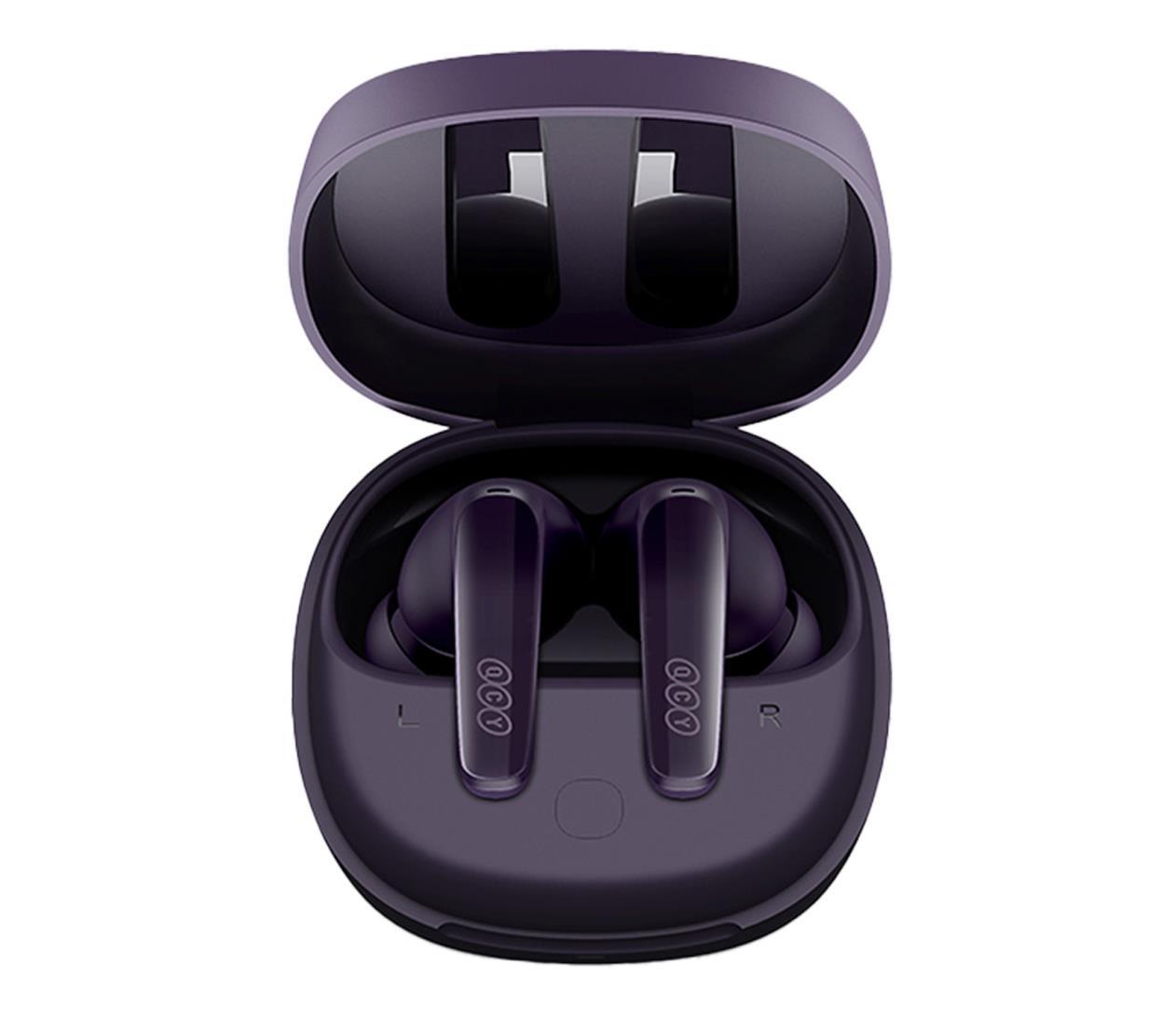 Навушники TWS QCY T13X Violet - фото 2