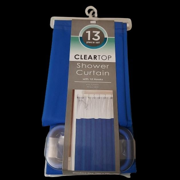 Штора у ванну 180х180 см Синій (R92066)