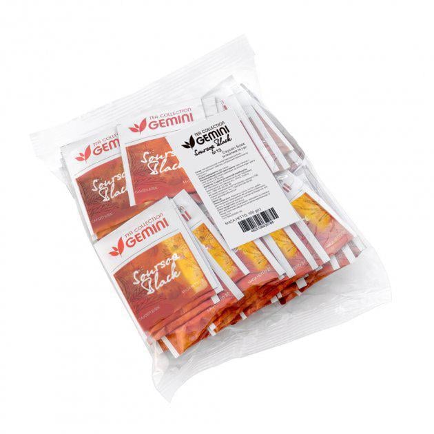 Чай чорний пакетований Gemini Tea Collection Soursop Black 50х2 г (4820156430768)
