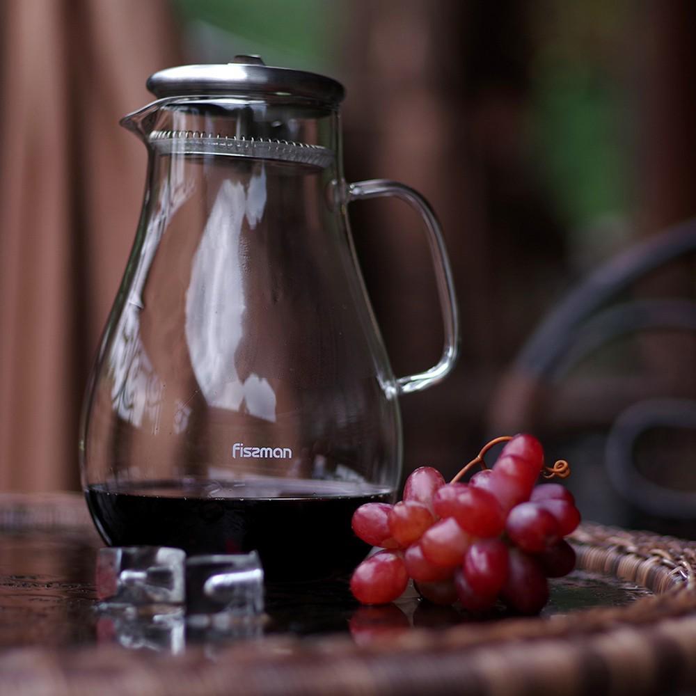 Кувшин Fissman 1,6 л Прозрачный (6439) - фото 9