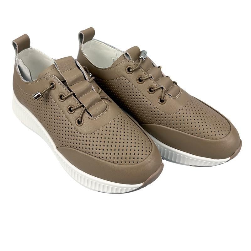 Лофери жіночі перфорована шкіра 8095-2 p. 37 23,5 см Коричневий