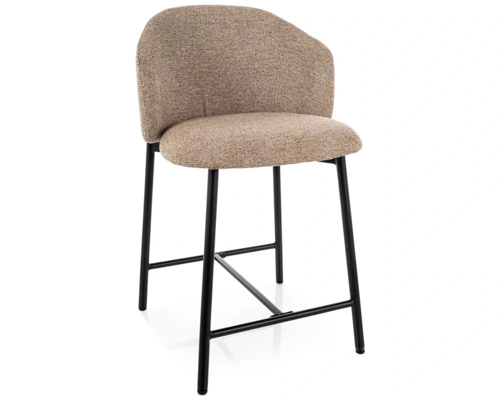 Полубарный стул Signal Osaka H-2 Бежевый/Черный (34050254)