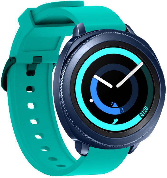 Ремешок силиконовый Like для Samsung Gear Sport Turquoise (13346-32)