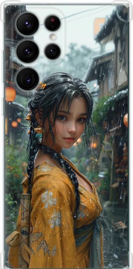 Чехол на Samsung Galaxy S22 Ultra Anime-girl (6133sp-2500-42517)