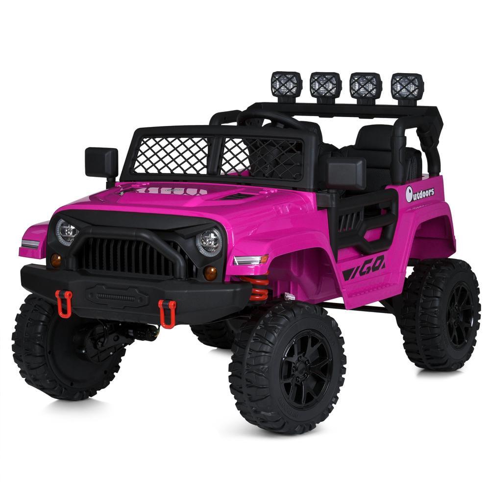 Детский электромобиль двухместный Bambi джип M 5995EBLR 24V Розовый Детский электромобиль двухместный Bambi джип M 5995EBLR 24V Розовый