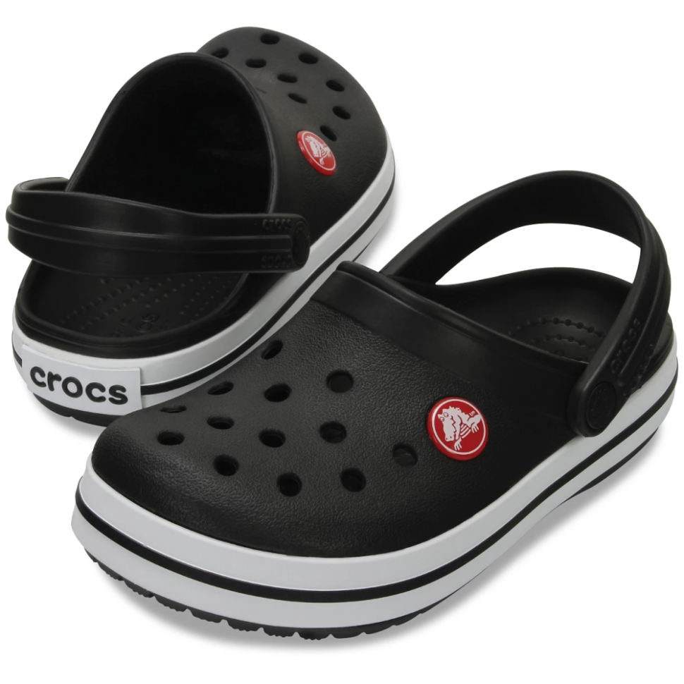 Сабо дитячі Crocs Crocband kids Clog р. 33/34 Black (15518)