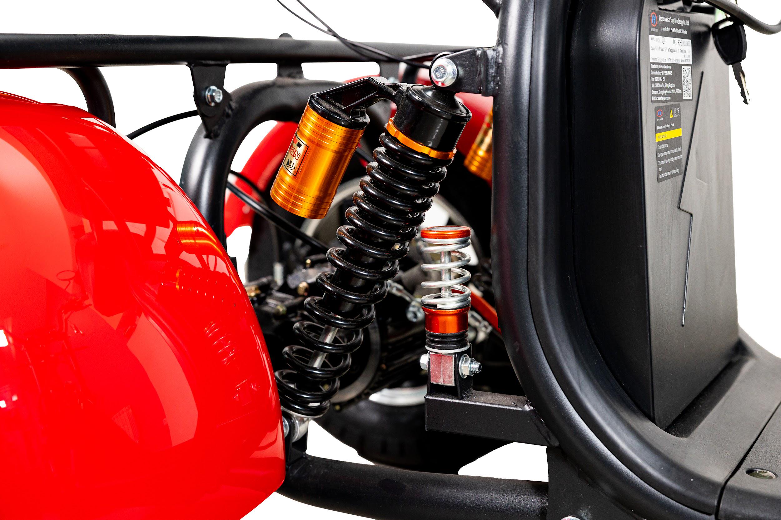 Электроскутер ATLAS Hunter 2500 W Red (2010) - фото 5 Электроскутер ATLAS Hunter 2500 W Red (2010) - фото 5