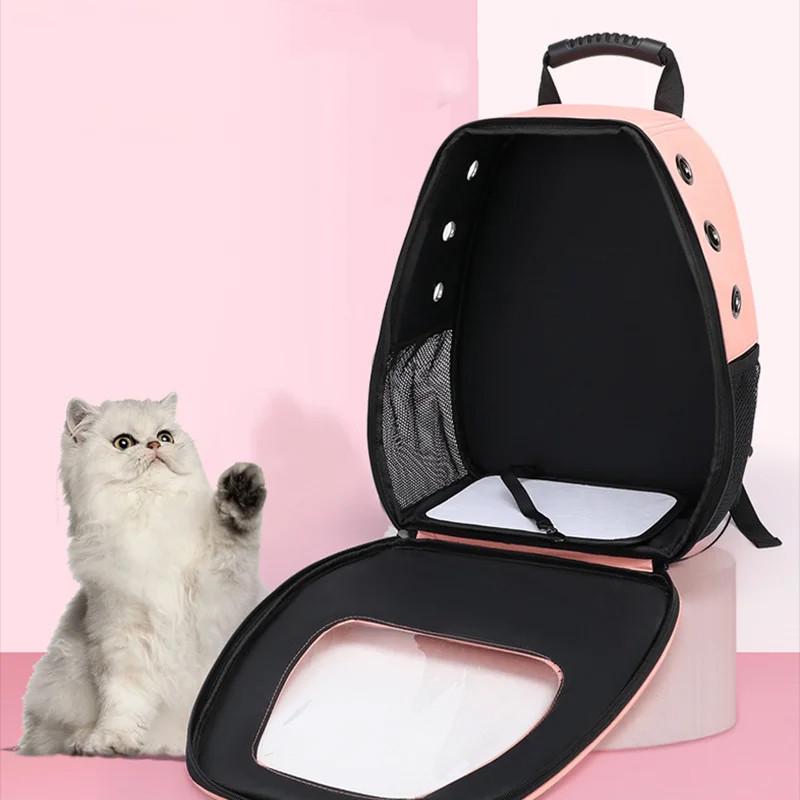 Рюкзак для перенесення домашніх тварин CosmoPet CP-36 з ілюмінатором 53x23x27 см Pink (3_04850) - фото 3 Рюкзак для перенесення домашніх тварин CosmoPet CP-36 з ілюмінатором 53x23x27 см Pink (3_04850) - фото 3