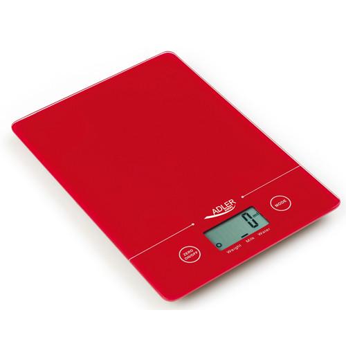 Ваги кухонні Adler AD 3138 Red (31402640)