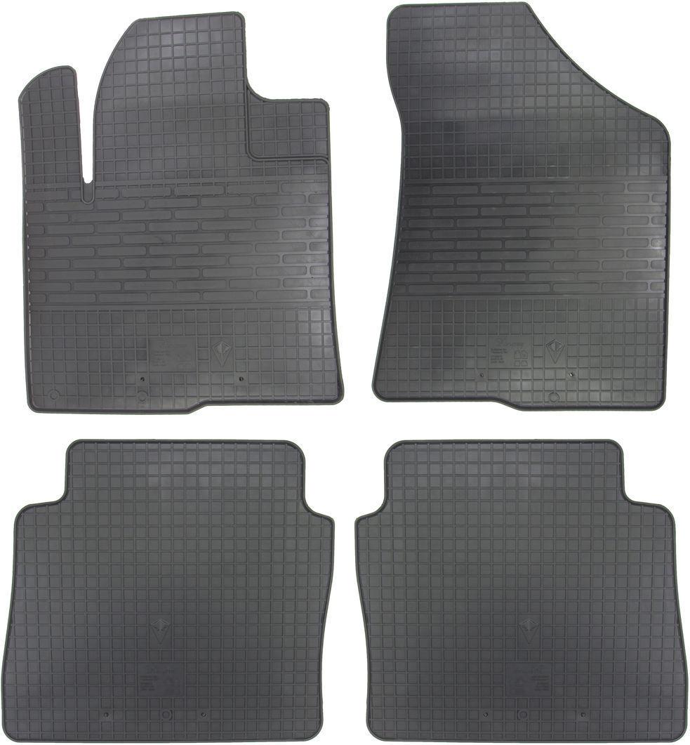 Коврики автомобильные в салон Stingray Hyundai Santa Fe с 06-13 г.в. 4 шт. Черный (15292973)