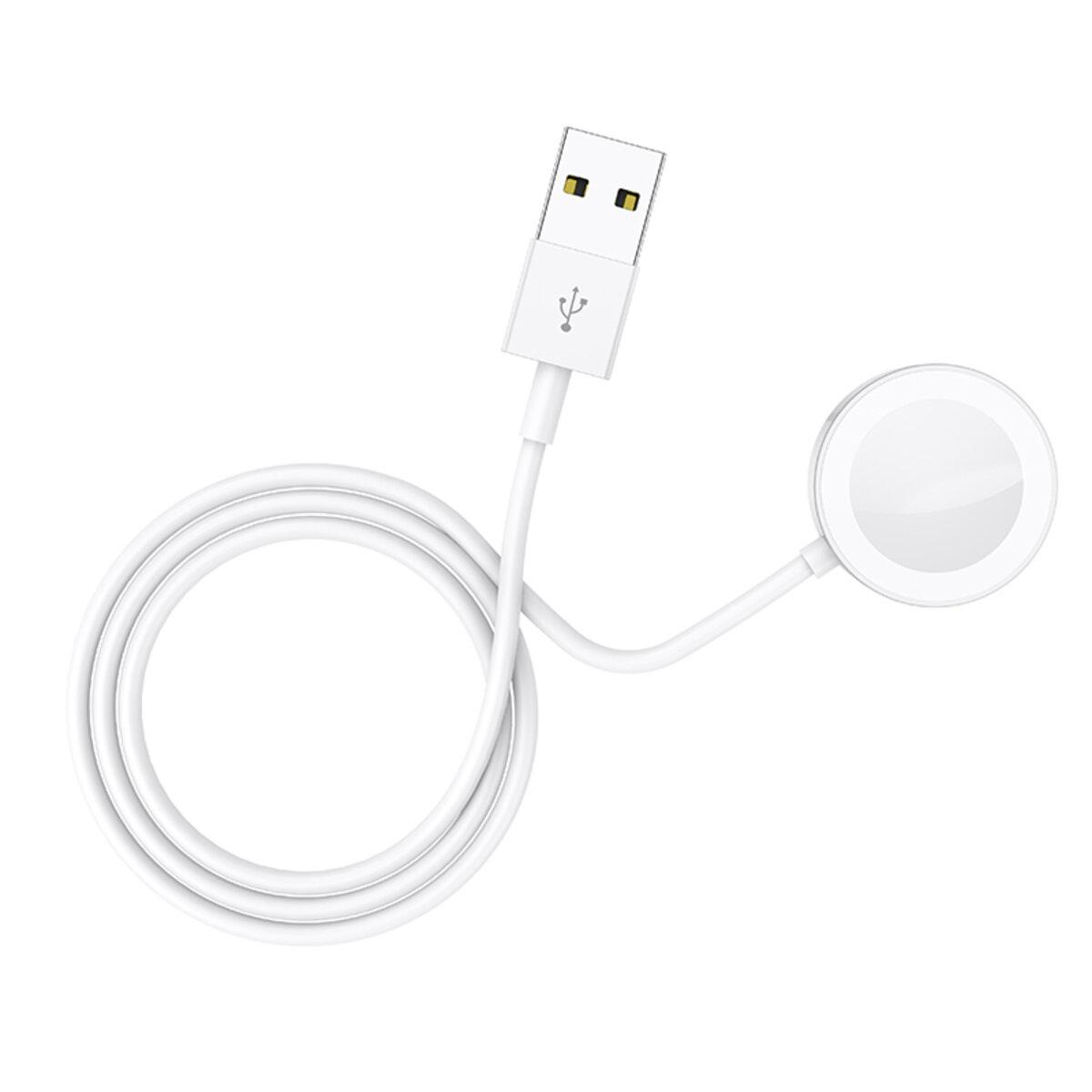 Зарядний пристрій Borofone BQ13 для Apple Watch 5W 1,2 м White (24998843)