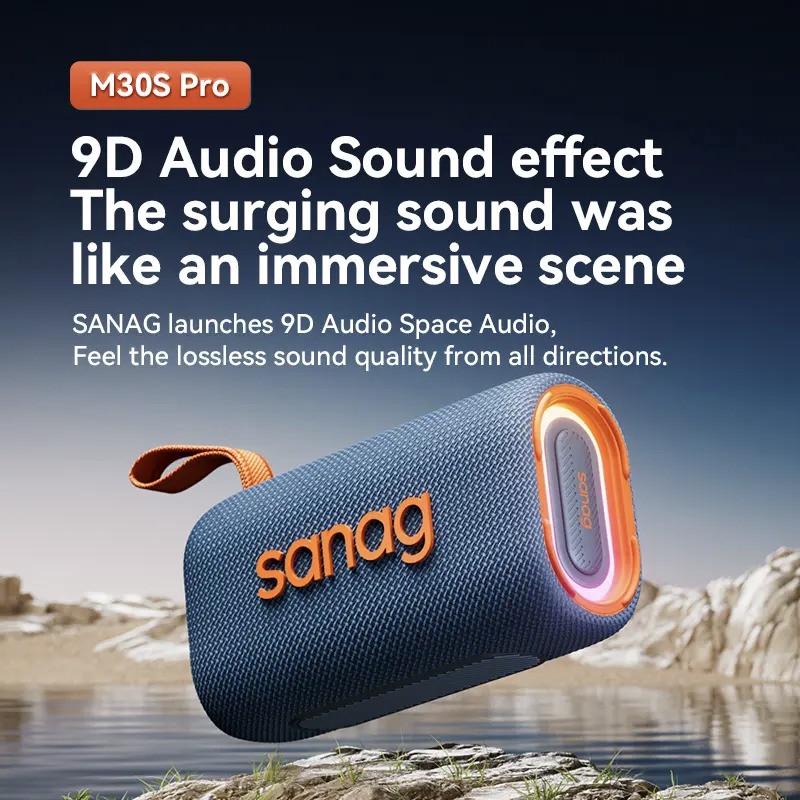 Колонка Sanag M30S PRO RGB Bluetooth Синий (26389412) - фото 2 Колонка Sanag M30S PRO RGB Bluetooth Синий (26389412) - фото 2