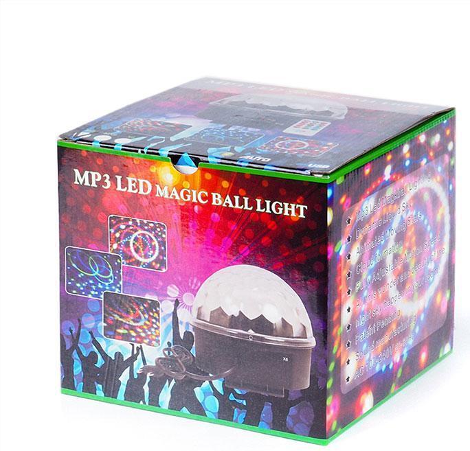 Диско куля Magic ball light MP3 LED Bluetooth світлодіодний з пультом та флешкою (814491042)