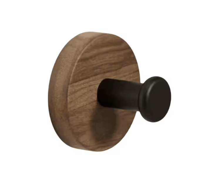 Крючок для ванной комнаты настенный без сверления Коричневое дерево (29468591) Крючок для ванной комнаты настенный без сверления Коричневое дерево (29468591)