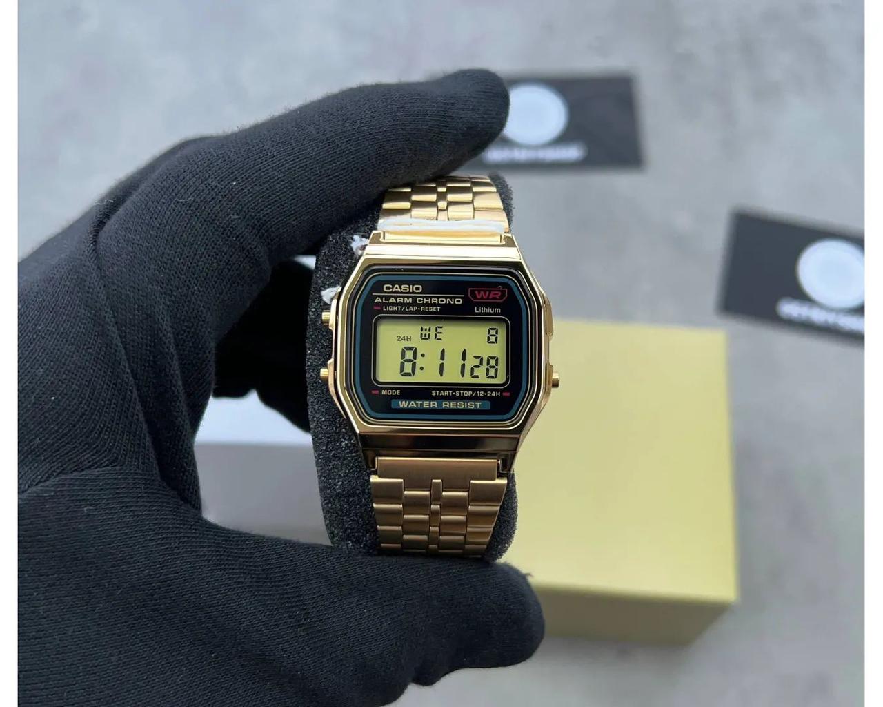 Наручний годинник чоловічий Casio VINTAGE ICONICA 159WGEA-1DF вінтажний (2457939909) - фото 2 Наручний годинник чоловічий Casio VINTAGE ICONICA 159WGEA-1DF вінтажний (2457939909) - фото 2