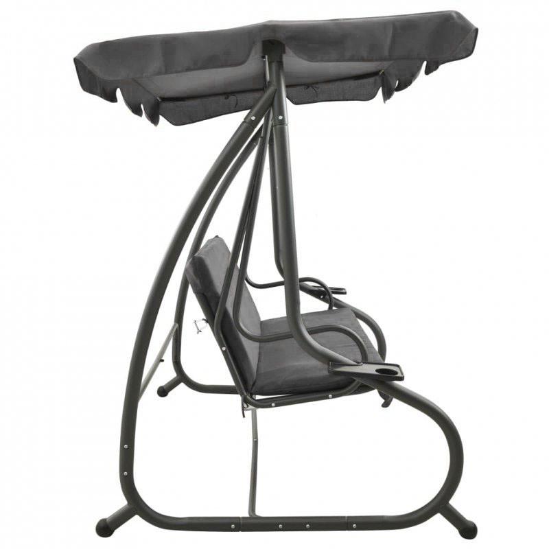 Садова гойдалка JUST GARDEN Relax Comfort Сірий (2660846425) - фото 3 Садова гойдалка JUST GARDEN Relax Comfort Сірий (2660846425) - фото 3