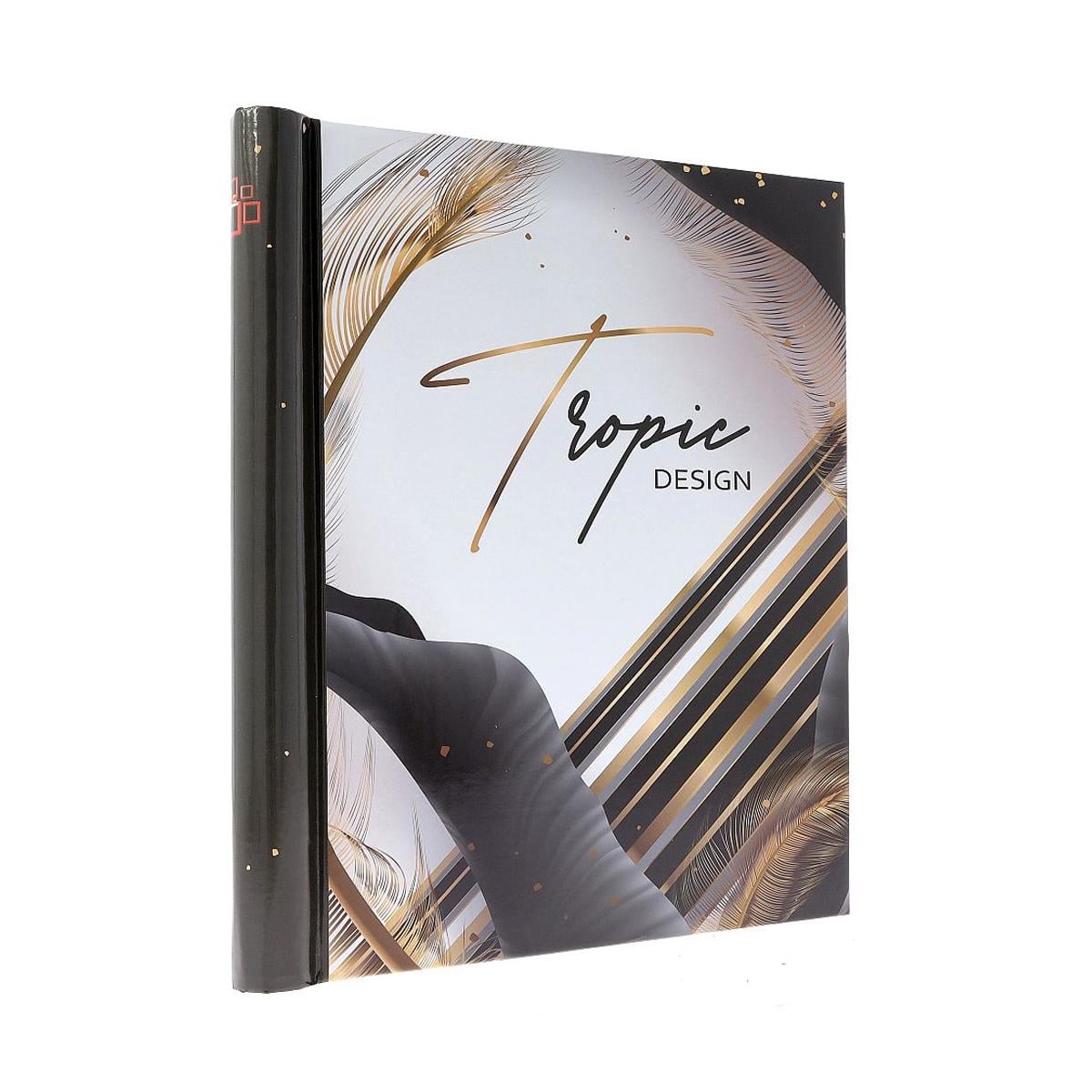 Фотоальбом магнитний Gedeon DRS30 LEAF-1 60 стор. 23x28 см Black