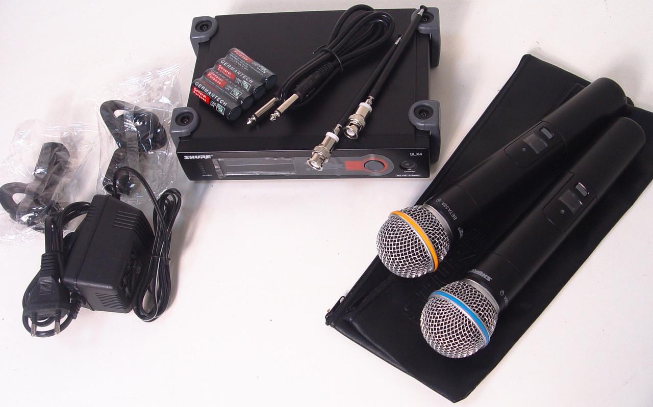 Радіосистема SH SLX4 база 2 мікрофони - фото 4 Радіосистема SH SLX4 база 2 мікрофони - фото 4