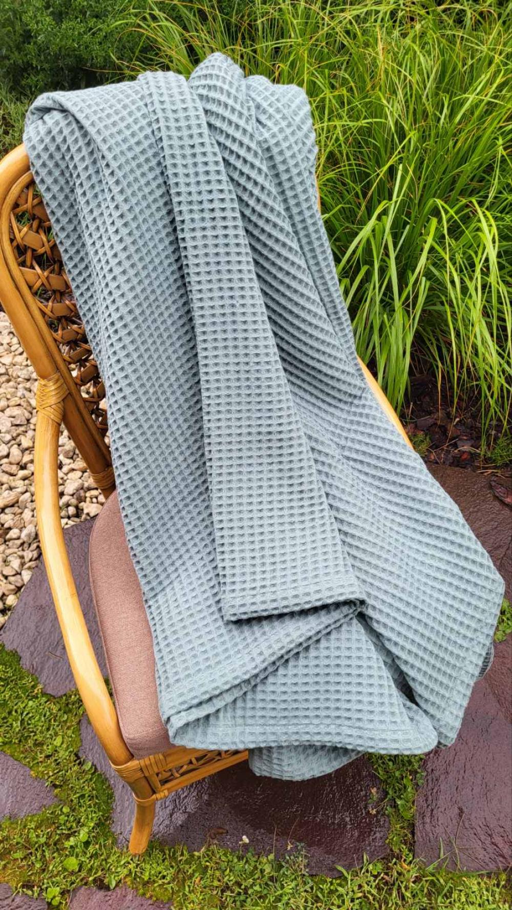 Покрывало Пике Сота 200x220 см Полынь (11129) - фото 1