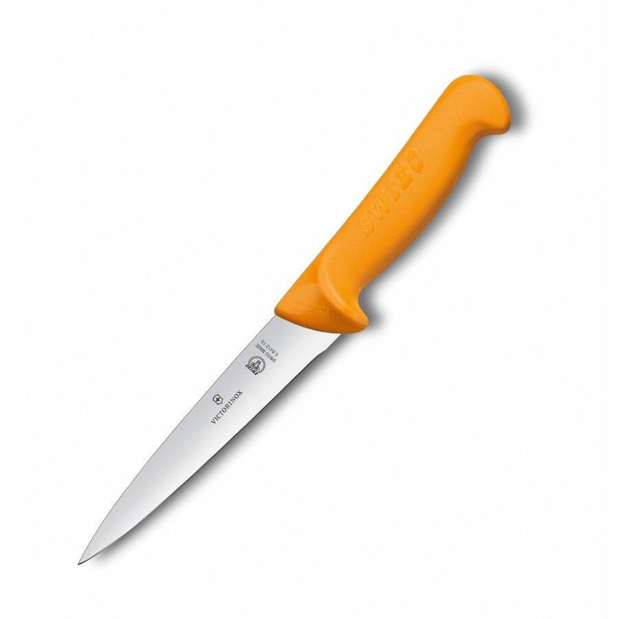 Кухонный нож Victorinox Swibo Sticking 15 см Orange (Vx58412.15)