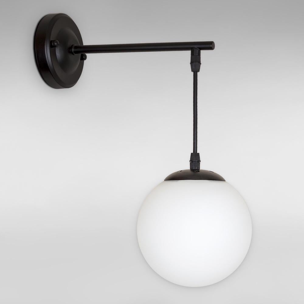 Светильник настенный шар Light House LS-18150F2-1 BK/WH Черный/Белый