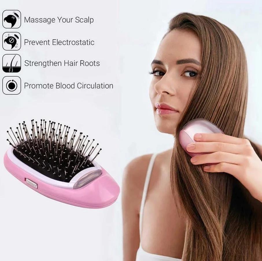 Расческа с функцией ионизации Ionic Electric Hairbrush (1588852292) - фото 2