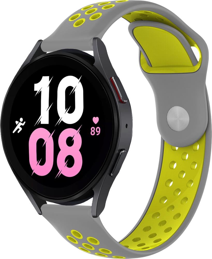 Ремешок Sport для Galaxy Watch 5 44 мм Gray/Yellow (29187-63)