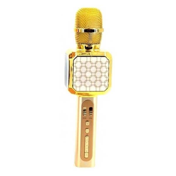 Беспроводной Bluetooth микрофон караоке с динамиками Magic Karaoke YS-05-G Pro Gold