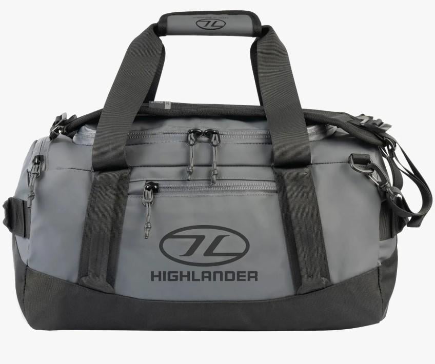 Сумка дорожня водозахисна Highlander Hauler Duffel 30 л Dark Grey (DB131-DGY)