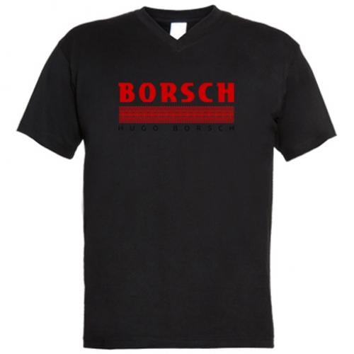 Футболка мужская с V-образным вырезом "Borsch. Hugo Borsch" 2XL Черный (8764294-2-152528-XXL) Футболка мужская с V-образным вырезом "Borsch. Hugo Borsch" 2XL Черный (8764294-2-152528-XXL)
