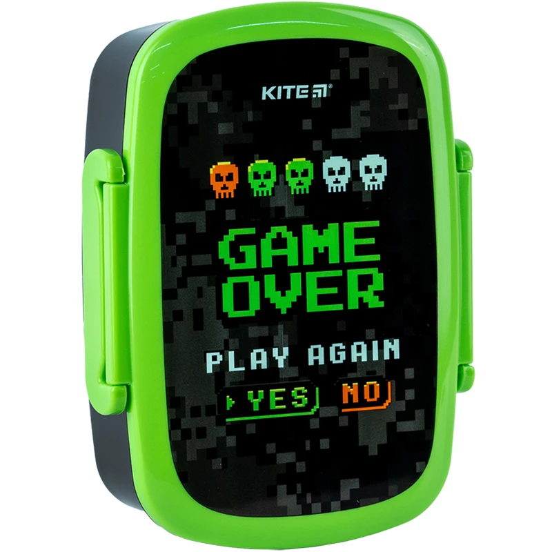 Ланчбокс KITE Game over с наполнением 750 мл (K24-163-1)