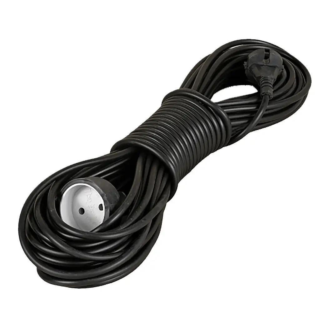 Удлинитель бытовой Мегатек ECO LIGHT ПВС 2х2,5 50 м Черный (29177481)