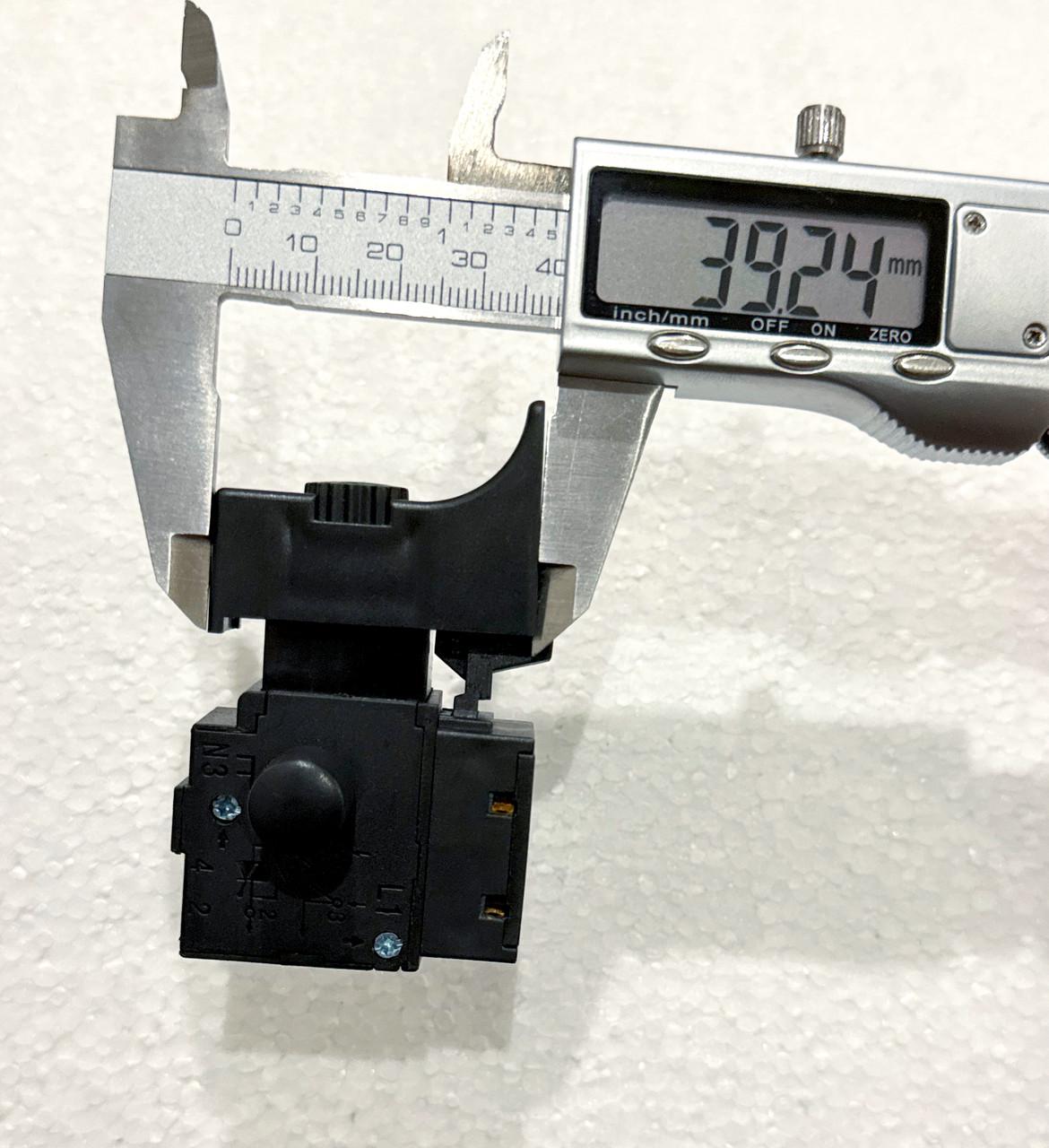 Кнопка для дриля BlauCraft Einhell 8A 43х16, 5 мм клавіша 39х13 мм (К006) - фото 7