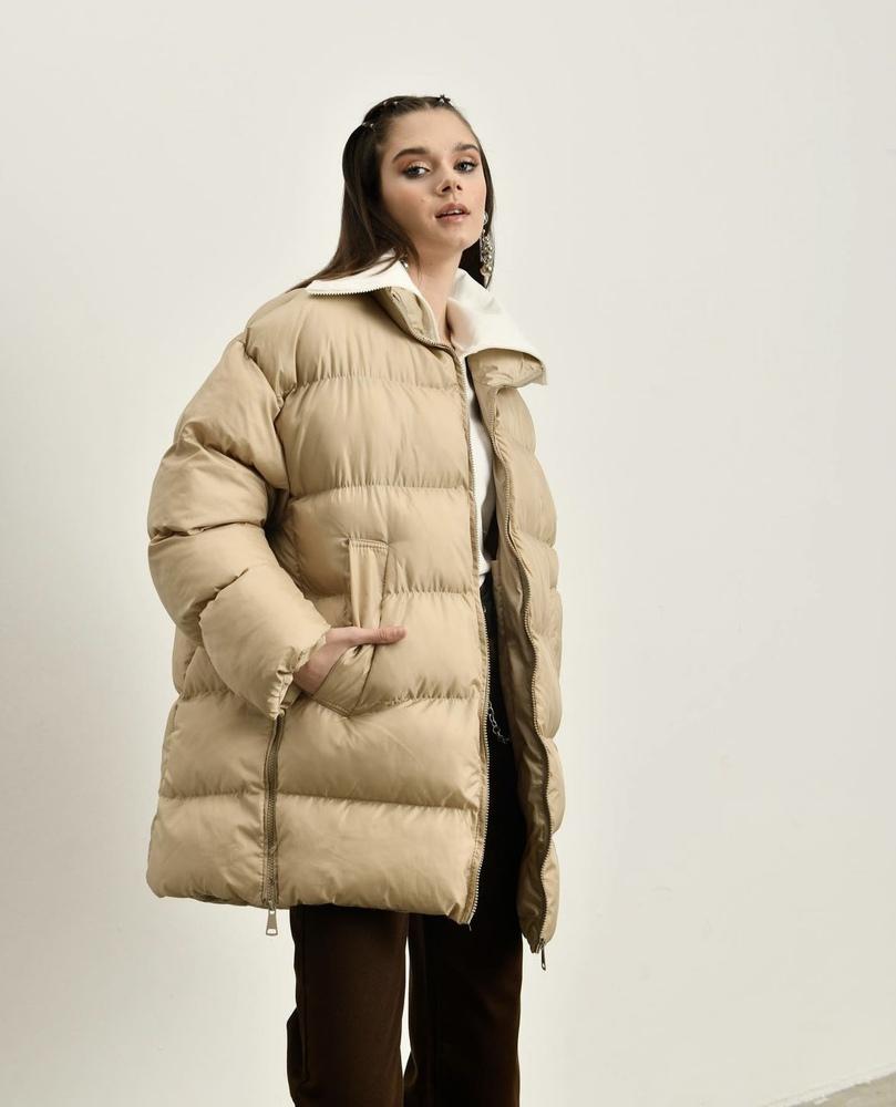 Куртка Veto Jeans SL602x65 женская L Бежевый (187300-2) - фото 4 Куртка Veto Jeans SL602x65 женская L Бежевый (187300-2) - фото 4