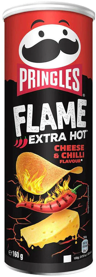 Чипси Pringles Cheese & Chilli Extra Hot 160 г (17994)