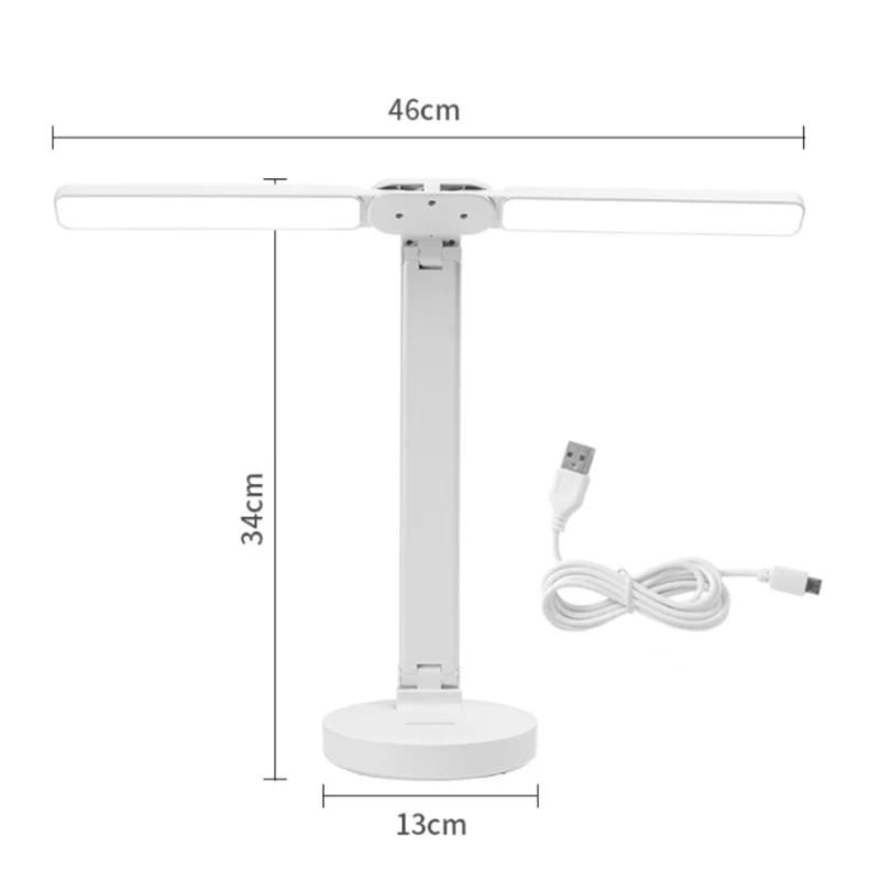 Настольная лампа LED аккумуляторная USB складная сенсорная с зарядкой и димером (2423542690) - фото 8 Настольная лампа LED аккумуляторная USB складная сенсорная с зарядкой и димером (2423542690) - фото 8